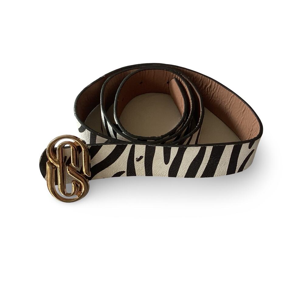 Zebra Jean Belt
